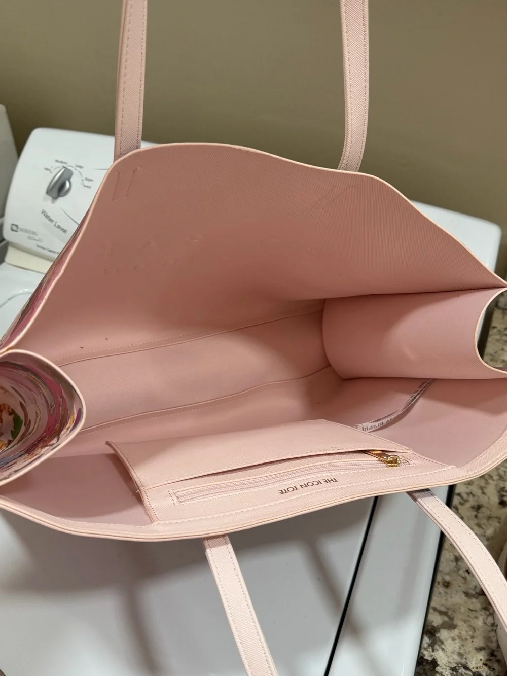 Ted Baker Pink Floral Tote with Multicolor Blooms